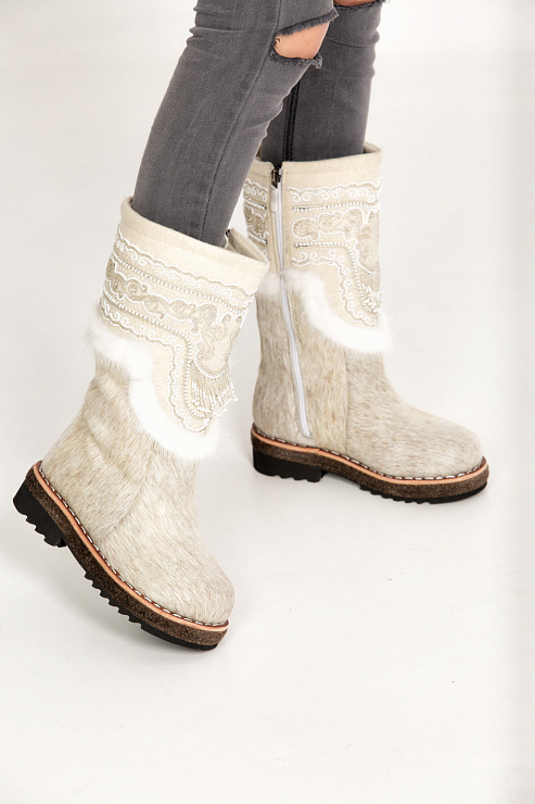 Унты SERGIO MANCHOT цвет Бежевый