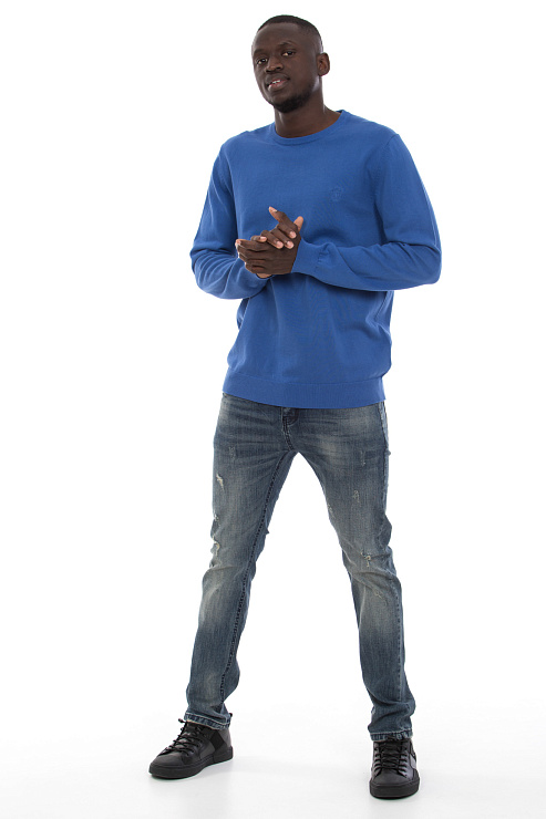 CHEER&DUCK/NIK 19118 СИН. Джемпер мужской CHEERDUCK цвет Синий