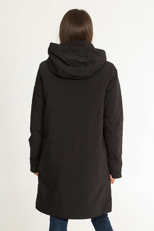 TOWMY 6075 ЧЕРН. Плащ женский TOWMY цвет Черный