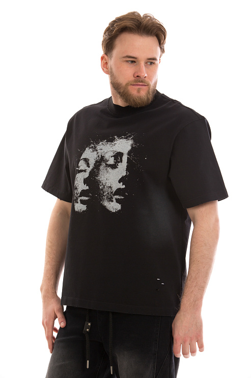 CHEERDUCK/4070 1358 ЧЕРНЫЙ Футболка мужская CHEERDUCK цвет Черный
