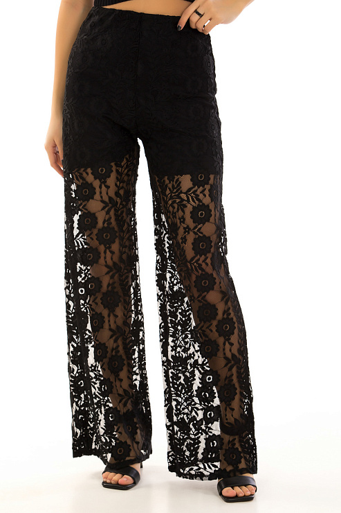 CHEERDUCK/MUD 007-1 ЧЕРНЫЙ Брюки женские CHEERDUCK цвет Черный