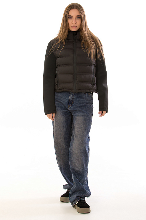 CHEERDUCK/2025 8823 ЧЕРНЫЙ Куртка женская CHEERDUCK цвет Черный