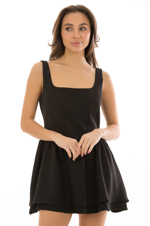 CHEERDUCK/2C19 10727-45 ЧЕРНЫЙ Платье  CHEERDUCK цвет Черный