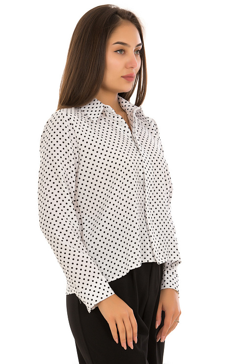 CHEER&DUCK/MUHR 0028 БЕЛАЯ Блуза  женская CHEERDUCK цвет Белый