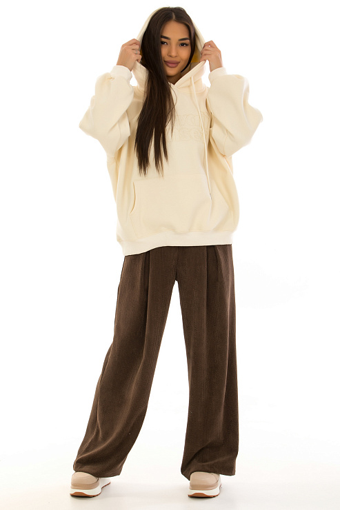 CHEERDUCK/NEW 178-1 МОЛОЧНЫЙ Худи  CHEERDUCK цвет Молочный