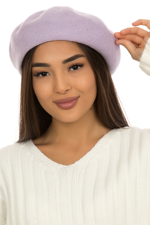 Берет CHEERDUCK цвет Сиреневый