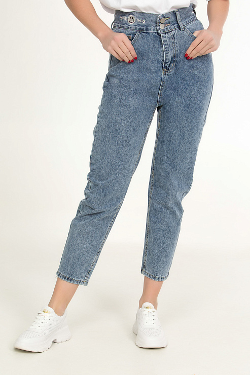 CHEER&DUCK/Sy 638 СИНИЙ Джинсы женские CHEERDUCK цвет Синий