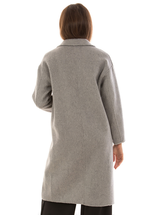 CHEERDUCK/5078 2929 СЕРЫЙ Пальто женское CHEERDUCK цвет Серый