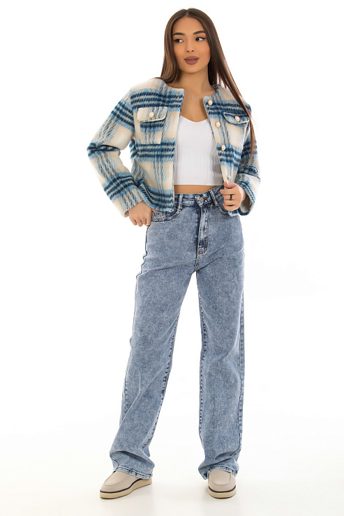 CHEERDUCK/GJ187 8588 СИНИЙ Жакет женский CHEERDUCK цвет Синий