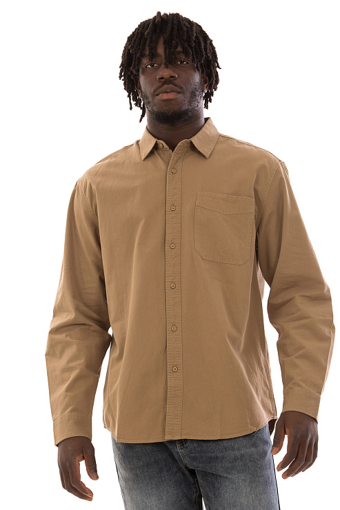 CHEERDUCK/4070 8076-1 БЕЖЕВЫЙ Рубашка мужская CHEERDUCK цвет Бежевый