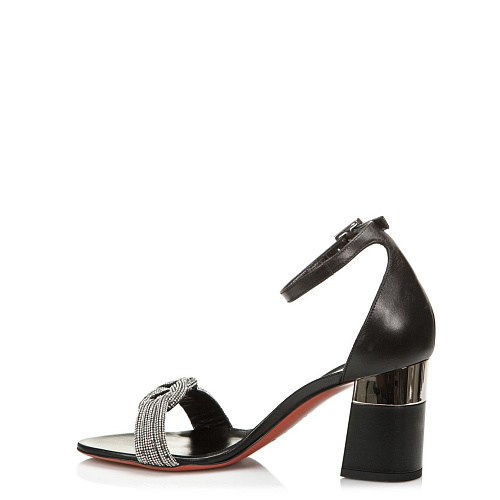 Босоножки на каблуке BALDININI цвет Черный