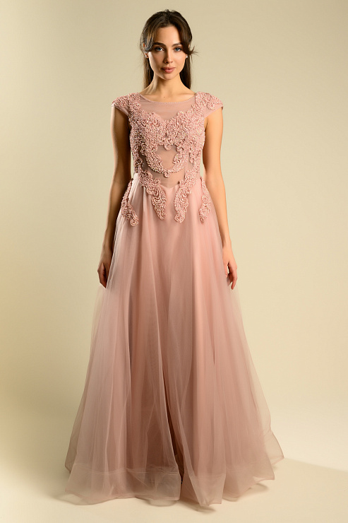 BELLABOA 1019 РОЗОВЫЙ Вечернее платье BELLABOA цвет Розовый