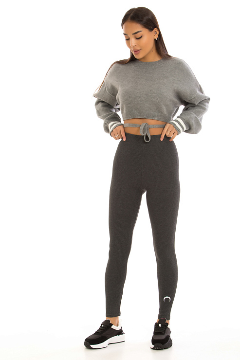 CHEERDUCK/NUR 176-1 СЕРЫЙ Леггинсы женские CHEERDUCK цвет Серый