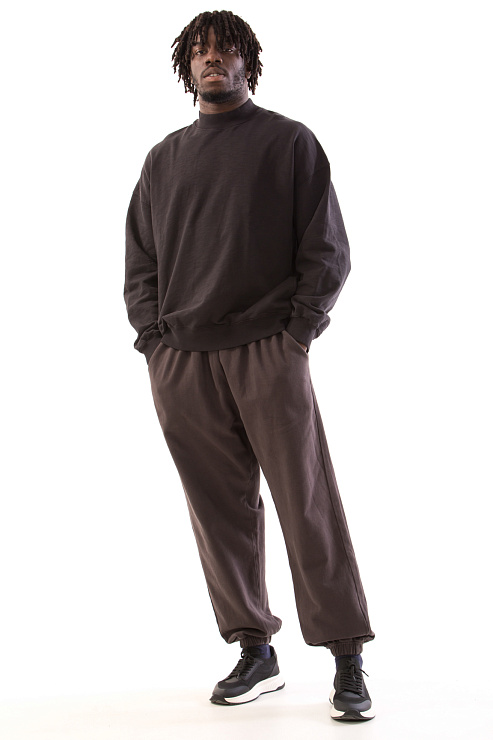 CHEERDUCK/4070 SW3207 ЧЕРНЫЙ Свитшот мужской CHEERDUCK цвет Черный