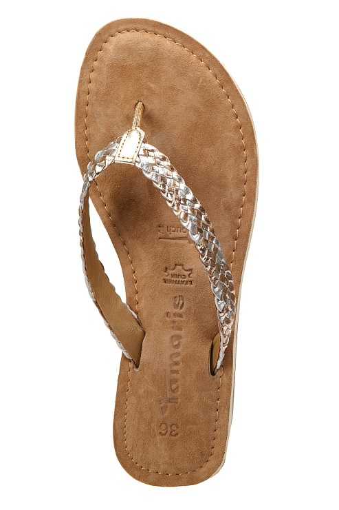 Вьетнамки TAMARIS цвет Золотой