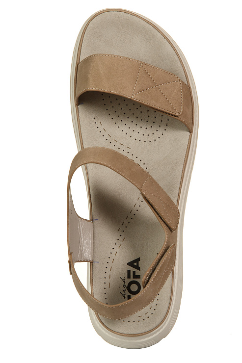 Сандалии ТОФА цвет Бежевый