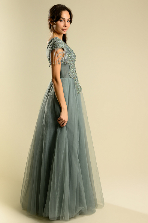 BELLABOA 1028 ЗЕЛЕНЫЙ Вечернее платье BELLABOA цвет Зеленый