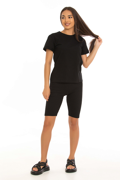 CHEERDUCK/FA 0014 ЧЕРНЫЙ Футболка женская CHEERDUCK цвет Черный