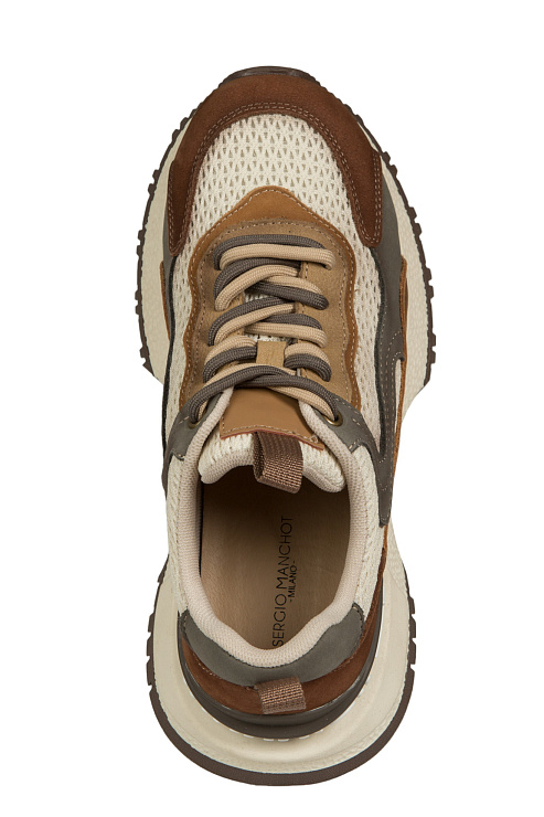 Кроссовки SERGIO MANCHOT цвет Бeжевый