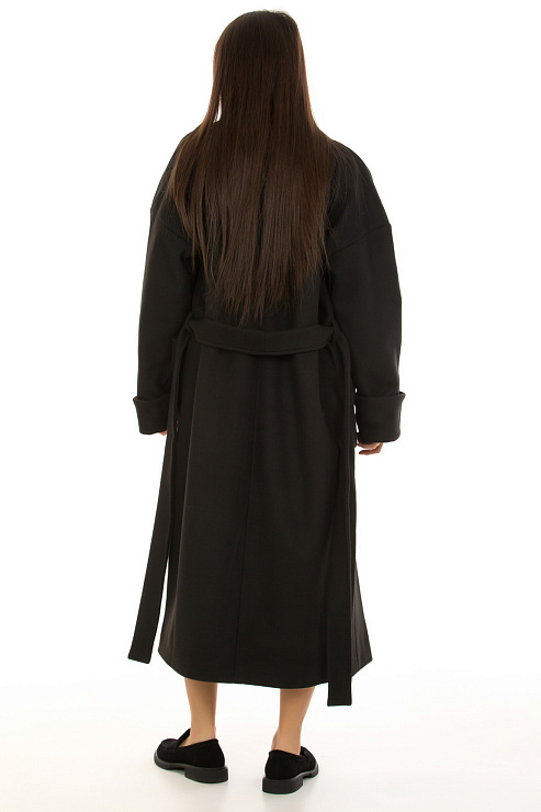 CHEERDUCK/B57 П48 ЧЕРНЫЙ Пальто женское CHEERDUCK цвет Черный