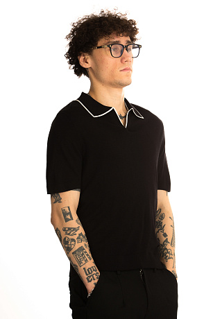 CHEERDUCK/4070 jFW 16 ЧЕРНЫЙ Поло мужское CHEERDUCK цвет Черный