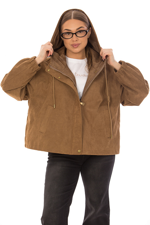 CHEERDUCK/2C22 25105 СВЕТЛО-КОРИЧН. Куртка д/с CHEERDUCK цвет Коричневый