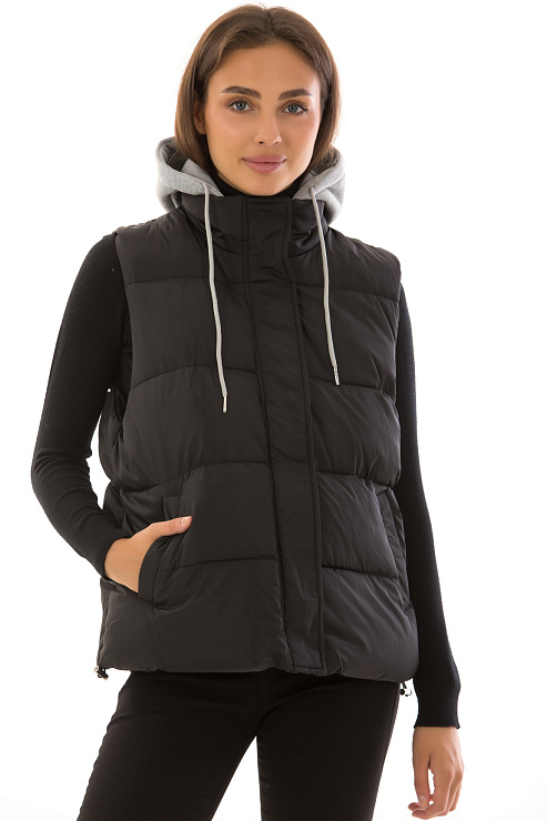 CHEERDUCK/2030 8802 ЧЕРНЫЙ Жилет женский CHEERDUCK цвет Черный