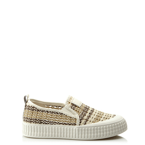 Слипоны SERGIO MANCHOT цвет Бeжевый