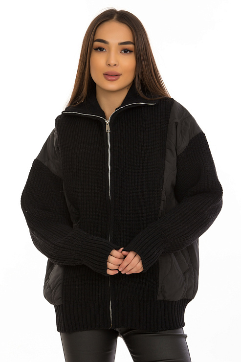 CHEERDUCK/2C19 401 ЧЕРНЫЙ Бомбер женский CHEERDUCK цвет Черный