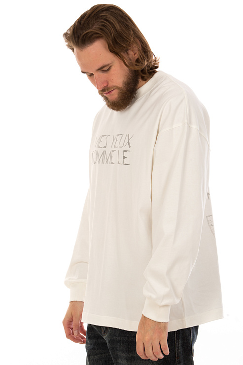 CHEERDUCK/4070 1197 БЕЛЫЙ Свитшот мужской CHEERDUCK цвет Белый