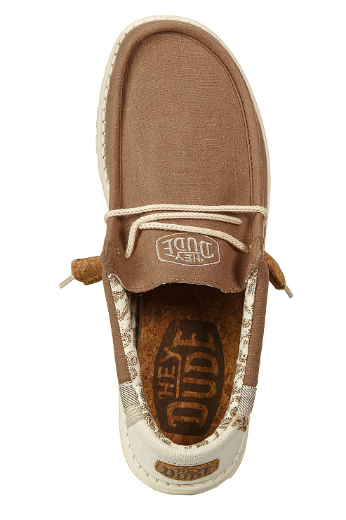 Мокасины HEYDUDE цвет Коричневый