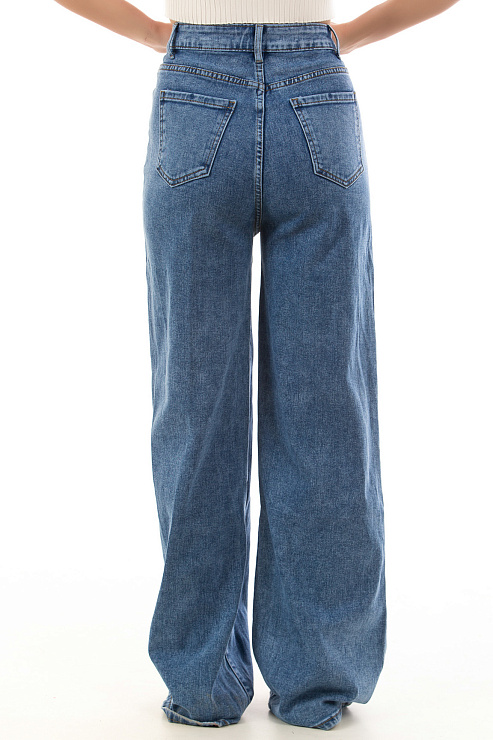 Fashion X-2240 ГОЛУБОЙ Джинсы женские FASHION цвет Голубой