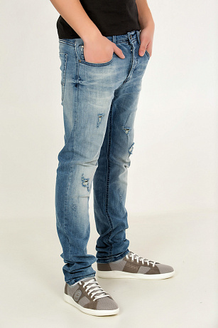 TYHO JEANS 02 Джинсы мужские CHEERDUCK цвет Синий
