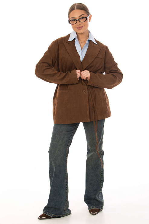 CHEERDUCK/2C22 25006 КОРИЧНЕВЫЙ Куртка д/с CHEERDUCK цвет Коричневый