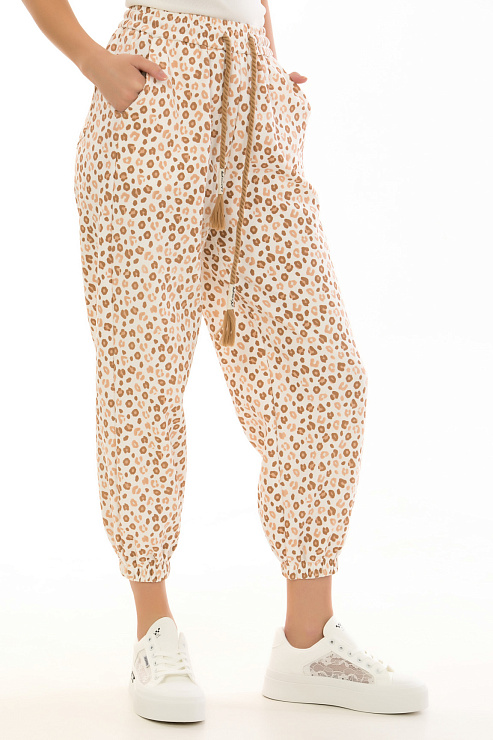 CHEERDUCK/2025 Б6608 БЕЛЫЙ Брюки женские CHEERDUCK цвет Белый