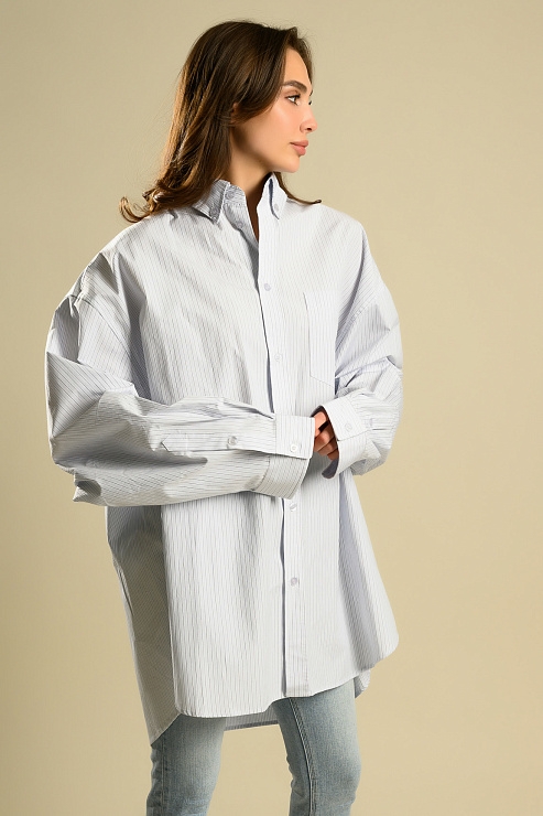 BELLABOA 111-80 ГОЛУБОЙ Рубашка женская BELLABOA цвет Голубой