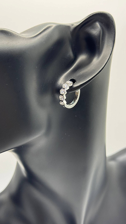 Серьги BELLABOA цвет Серебристый