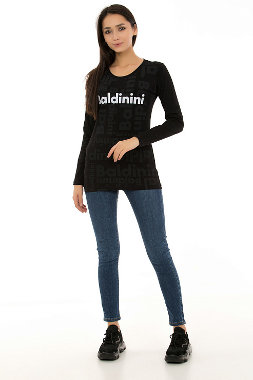 BALDININI TSD10L NERO Лонгслив женский BALDININI цвет Черный
