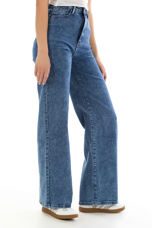 Fashion S-2201 СИНИЙ Джинсы женские FASHION цвет Синий