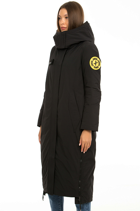 TANGCOI 7732 ЧЕРН. Пуховик женский TANGCOI цвет Черный