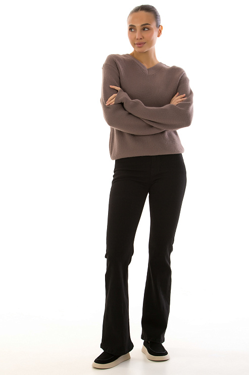 CHEERDUCK/FAH S956 КОРИЧНЕВЫЙ Свитер женский CHEERDUCK цвет Коричневый