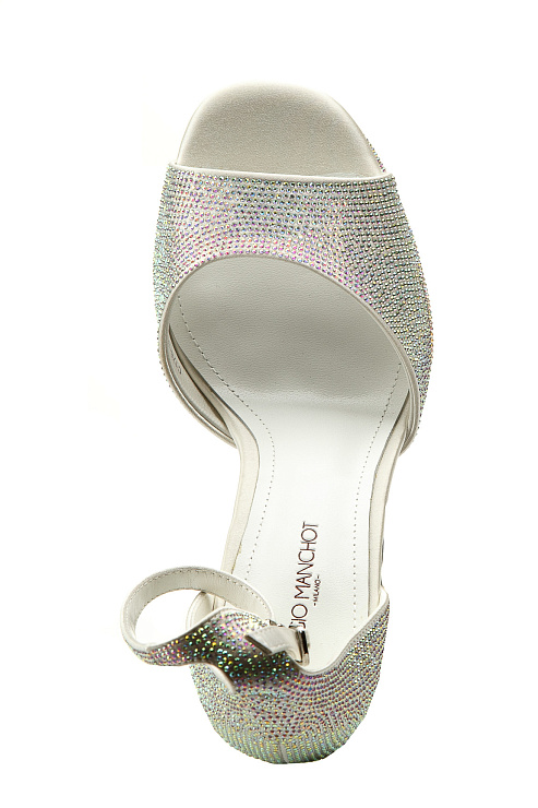 Босоножки на каблуке SERGIO MANCHOT цвет Белый