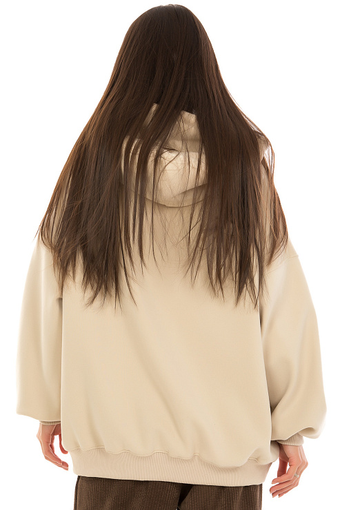 CHEERDUCK/NEW 297-1 БЕЖЕВЫЙ Худи  CHEERDUCK цвет Бежевый