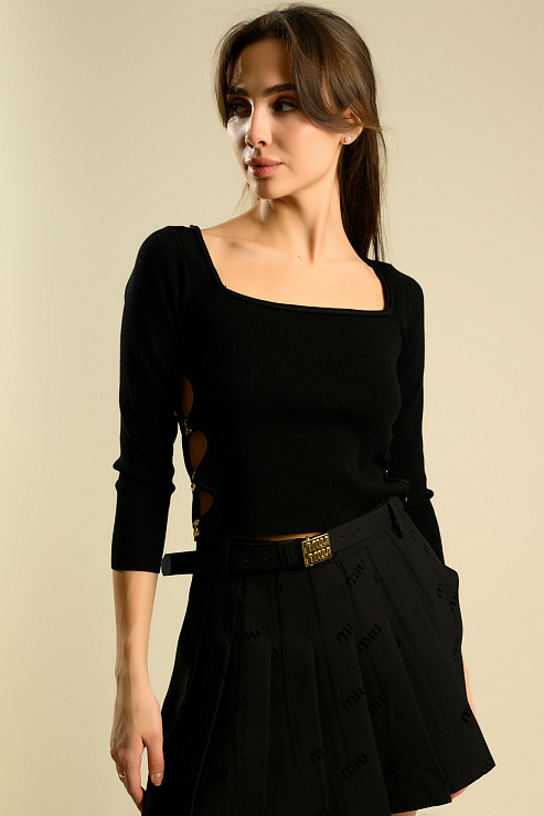 BELLABOA 111-23 ЧЕРНЫЙ Кофта женская BELLABOA цвет Черный