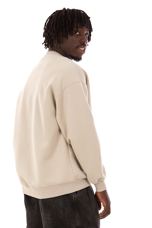CHEERDUCK/4070 YL-666 БЕЖЕВЫЙ Свитшот мужской CHEERDUCK цвет Бежевый
