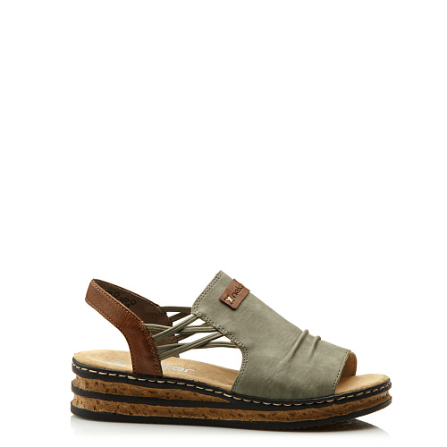 Босоножки RIEKER  цвет Зеленый