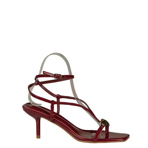 Босоножки на каблуке SERGIO MANCHOT цвет Бордовый