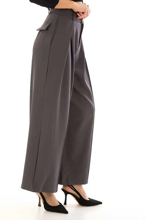 CHEERDUCK/NEW 115-1 СЕРЫЙ Брюки женские классические CHEERDUCK цвет Серый