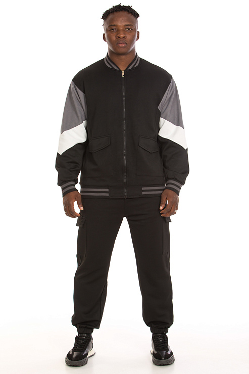 CHEERDUCK/GuaZ D85 ЧЕРНЫЙ Костюм мужской спортивный CHEERDUCK цвет Черный