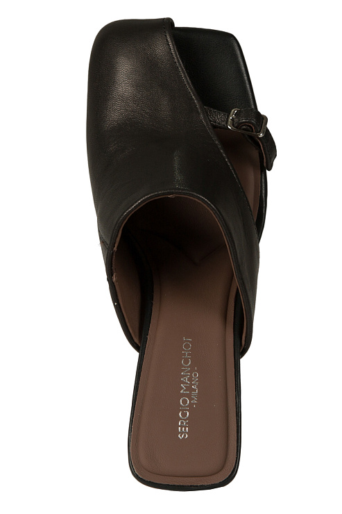 Сабо на каблуке SERGIO MANCHOT цвет Черный